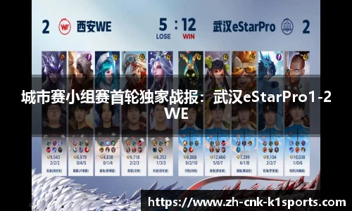 城市赛小组赛首轮独家战报：武汉eStarPro1-2WE